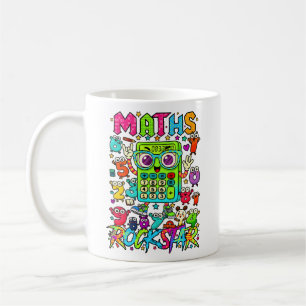 Tasse Maths Rockstar Calculatrice Mignonne pour En
