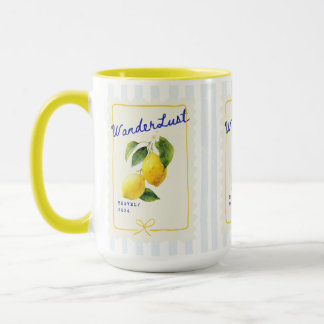 Tasse Matin Citron Envie de Voyager