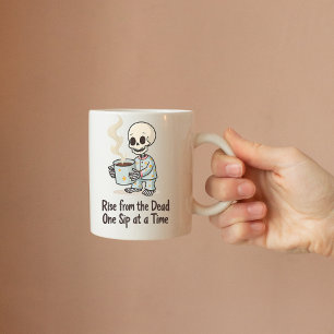 Tasse Matin Drôle de Squelette