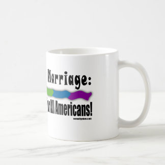 Tasse matrimoniale d'égalité de misère