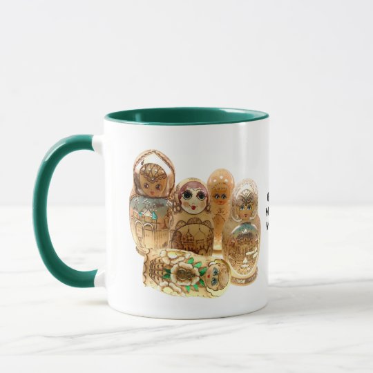 Tasse Matrjoschka, Matryoshka, Babuschka,
