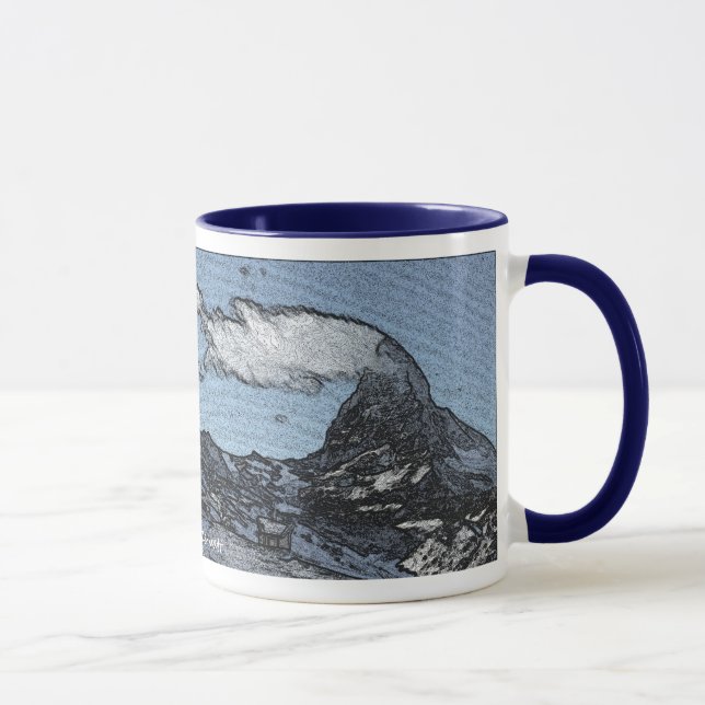 Tasse Matterhorn, Zermatt (Droite)