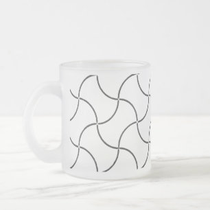Tasse MATTIERT GLASS ART STYLE DESIGN
