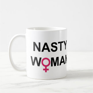 Tasse méchante de vote de femme