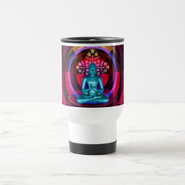 Tasse méditante de voyage de Bouddha (Centre)