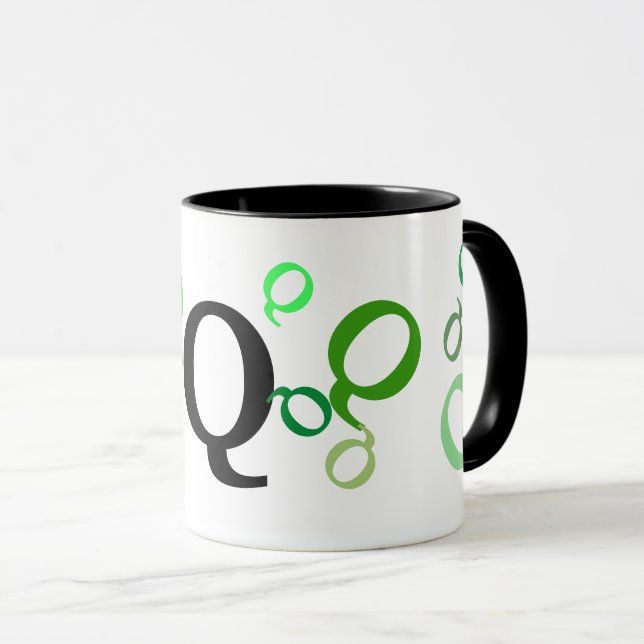 Tasse - mehrere Buchstaben (VorderseiteRechts)