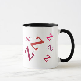 Tasse - Mehrere Rote Buchstaben