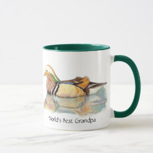 Tasse Meilleur canard à bois grand-père du monde, Nature