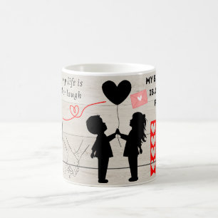 Tasse Meilleur Frère avec Message d'Amour Sincère