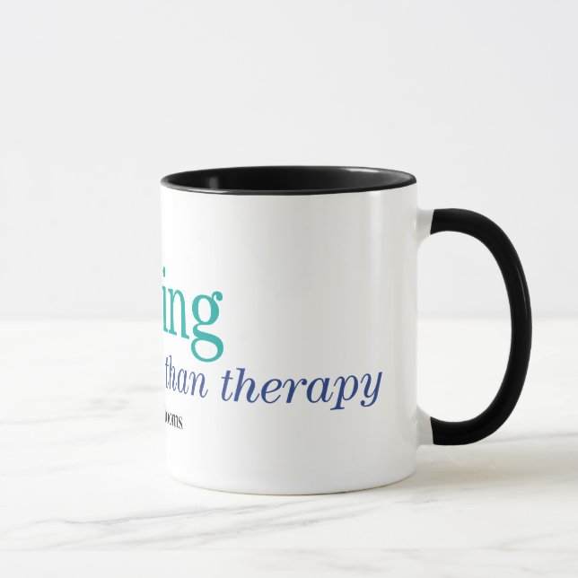 Tasse Meilleur marché que la thérapie (Droite)