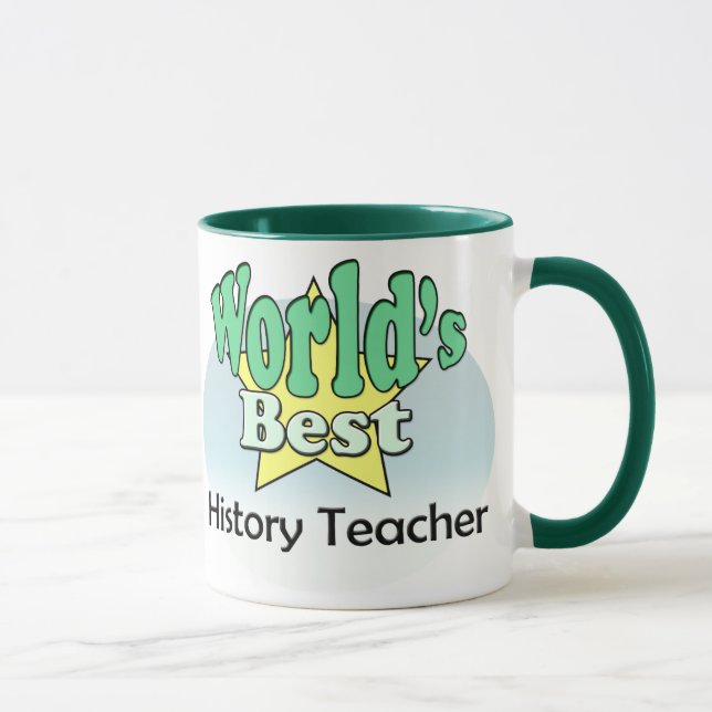 Tasse Meilleur professeur d'histoire au monde (Droite)