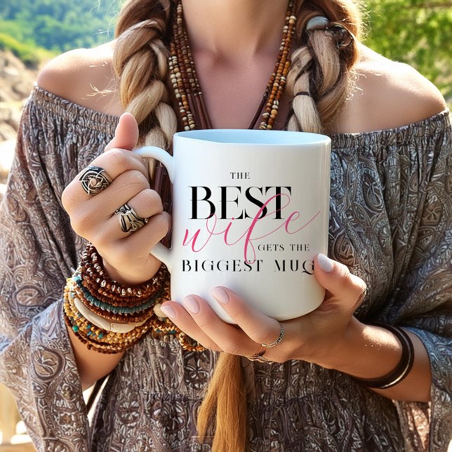 Tasse Meilleure femme | La Plus Grande Mug (Créateur téléchargé)