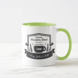 Tasse Meilleure Super Maman du monde Personnalisez Aimer