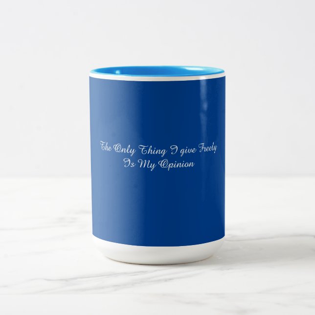 Tasse meiner Meinung (Mittel)