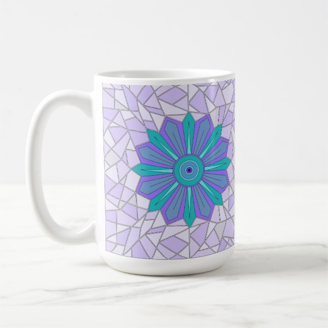 TASSE MELANGE VERT ET BLEU (Gauche)