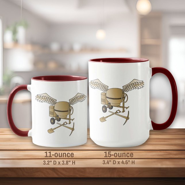 Tasse Mélangeur en béton beige (Créateur téléchargé)