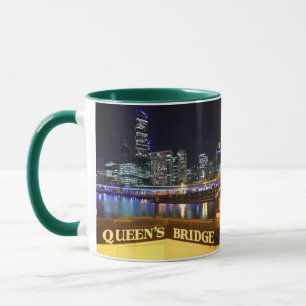 Tasse Melbourne Australie Lumières CBD au-dessus du pont