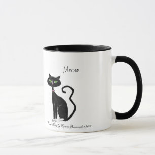 Tasse Meow rétro Kitty
