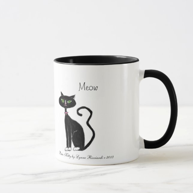 Tasse Meow rétro Kitty (Droite)