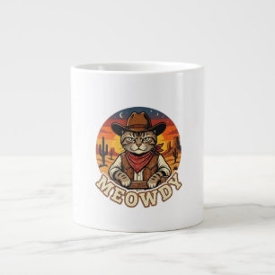 Tasse Meowdy Cowboy Chat Drôle Western