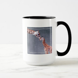 Tasse Mère des images de Getty et girafe de bébé
