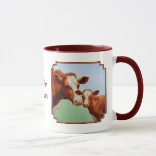 Tasse Mère Guernesey Vache et Mignonne Veau