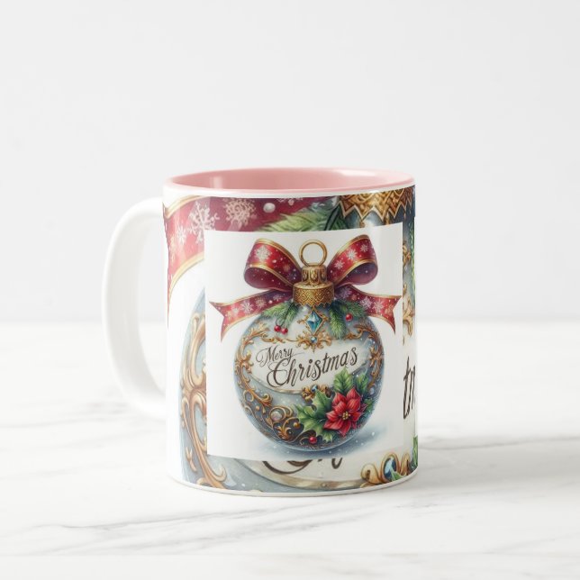 Tasse Merry Christmas (Vorderseite Links)