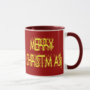Tasse Merry Christmas Starry