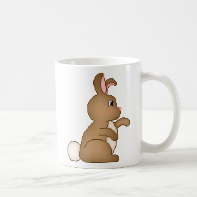 Tasse merveilleuse de jour de lapin mignon (Droite)