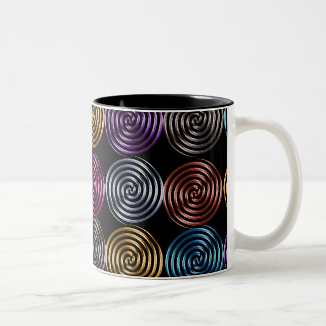 Tasse metallischer Wirbel (Rechts)