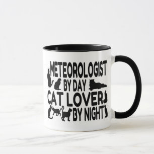 Tasse Météorologue Amoureux des chats
