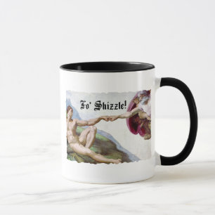 Tasse Michelangelo Création De L'Homme Check De La Fête