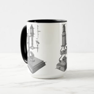 Tasse Microscope du XVIIIe siècle Antique Science INSTRU