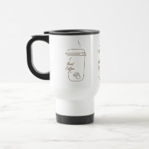 Tasse mignonne avec dessin pour amateur de café