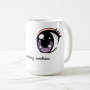 Tasse Mignonne Bonne Matinée Yeux – Cadeau Drôle d