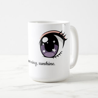 Tasse Mignonne Bonne Matinée Yeux – Cadeau Drôle d