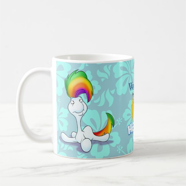 Tasse mignonne de bande dessinée (Gauche)