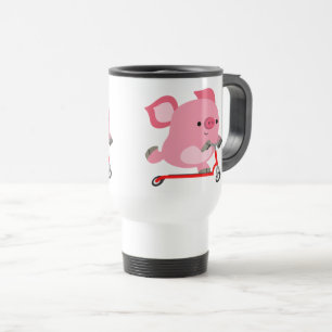 Tasse mignonne de banlieusard de porc de bande