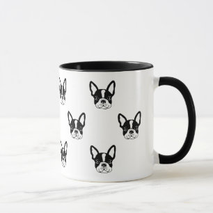 Tasse mignonne de bouledogue français