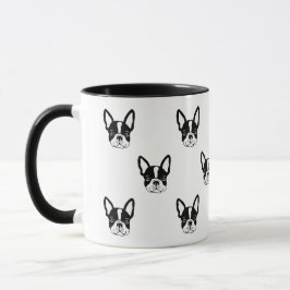 Tasse mignonne de bouledogue français