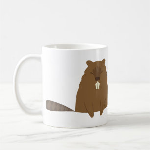 Tasse mignonne de castor
