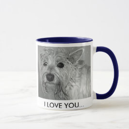 Tasse mignonne de chien de Westie