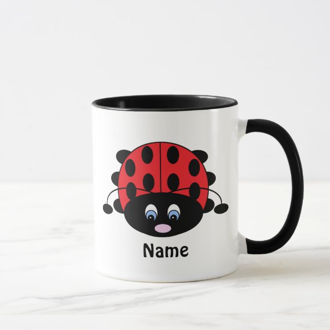 Tasse mignonne de coccinelle (Droite)