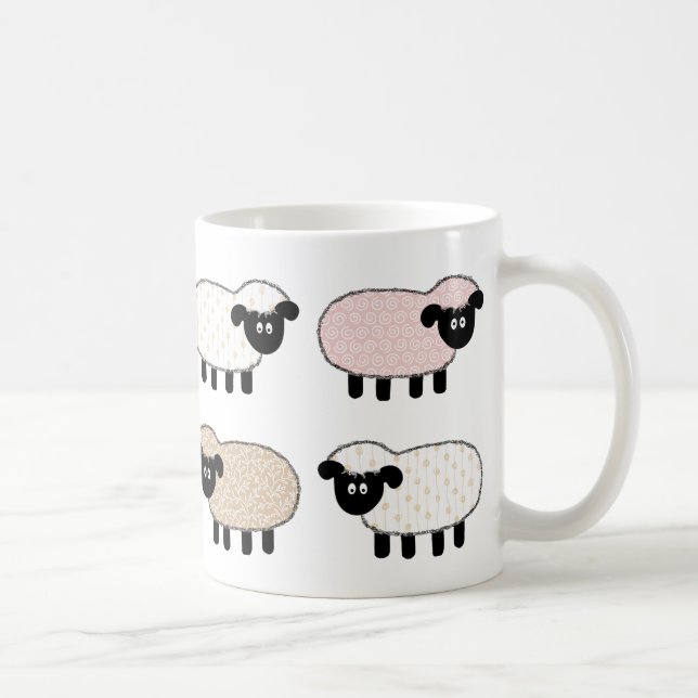 Tasse mignonne de moutons (Droite)