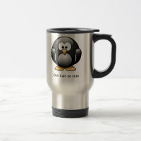 Tasse mignonne de voyage de pingouin