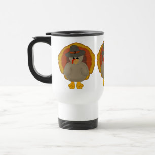 Tasse mignonne de voyage de thanksgiving