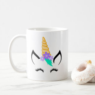 Tasse mignonne personnalisée de licorne