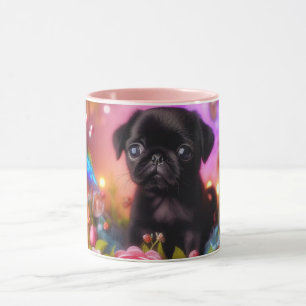 Tasse Mignonne Pug • Tasse Café Amour de Chien
