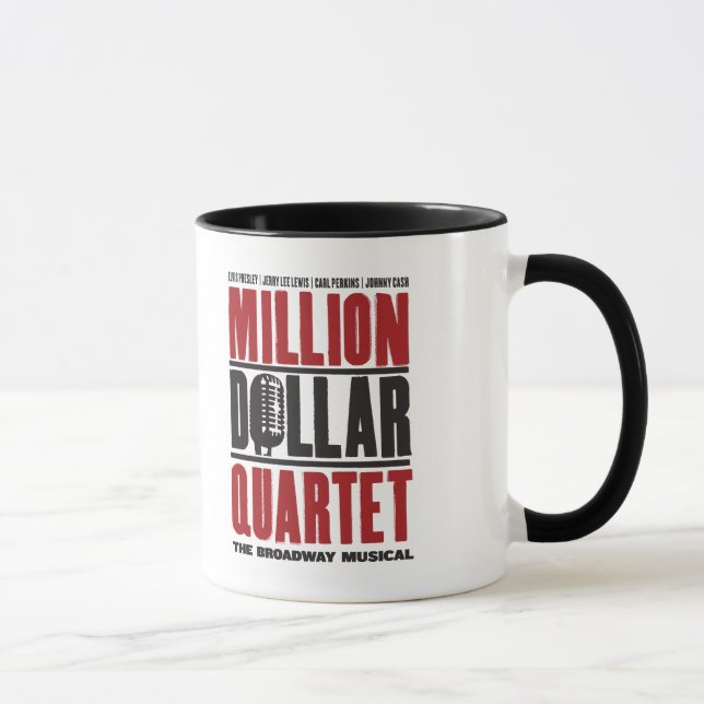 Tasse Million de logo de quartet du dollar (Droite)