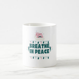 Tasse Minimaliste Zen « Respirez en Paix »